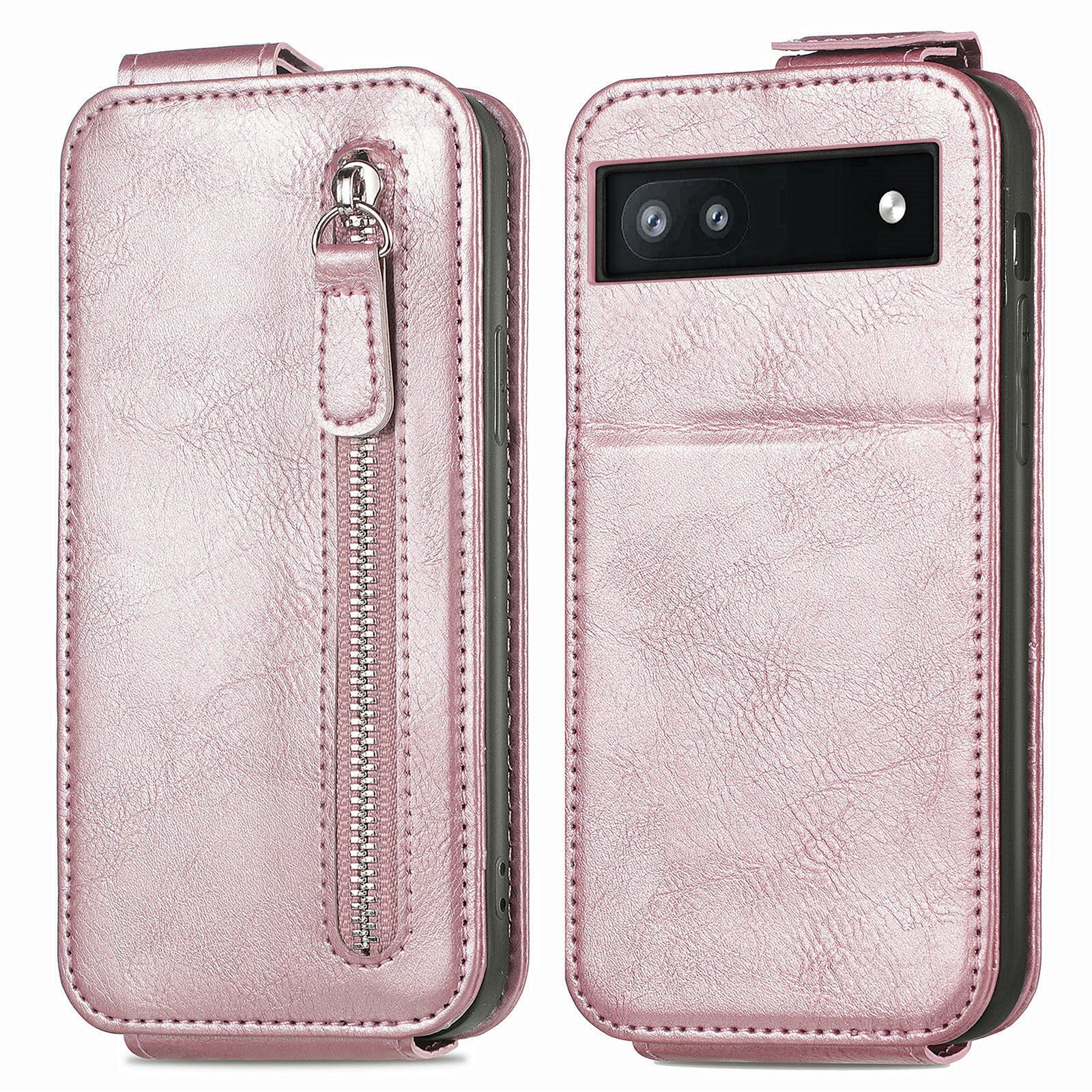 For Google Pixel 7 5G Zipper Pocket PU Leather Vertical Flip Phone Case Wallet Stand Magnetic Closure Cover For Google Pixel 7 5G Zipper Pocket PU Leather Vertical Flip Phone Case Wallet Stand Magnetic Closure Cover